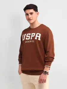 U.S. Polo Assn. Denim Co. Men Printed Long Sleeves Pullover
