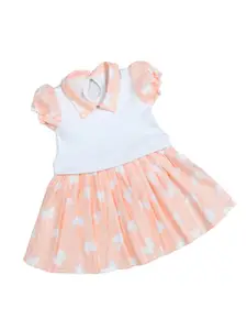 BAESD Girls Animal Printed Cotton A-Line Dress