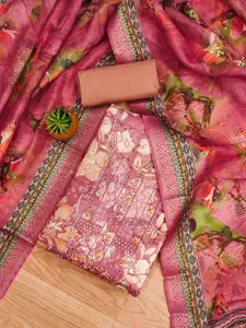 KIMISHA Embroidered Unstitched Dress Material