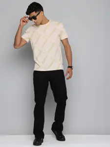 Indian Terrain Typography Printed Pure Cotton T-shirt