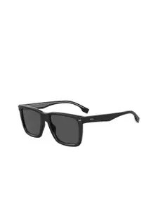 HUGO Men Rectangle Sunglasses with UV Protected Lens 20434028455IR