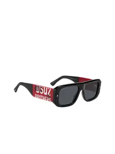 Dsquared2 Men Rectangle Sunglasses with UV Protected Lens 206530OIT54IR