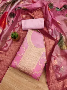 KIMISHA Organza Unstitched Dress Material