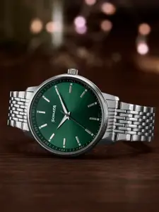 Sonata Men Dial & Straps Analogue Watch 77156SM02