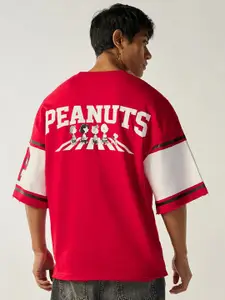 Bewakoof Men Printed Oversized Sweatshirt