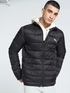 Puma Men Brand Logo Printed Slim Fit Long Sleeve Padded Puffer Jacket