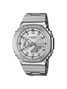 CASIO Men Dial & Stainless Steel Cuff Straps Analogue and Digital Chronograph Watch G1612