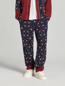 Puma Hoops x Polar Express Men Printed Cotton Relaxed Fit Track Pants