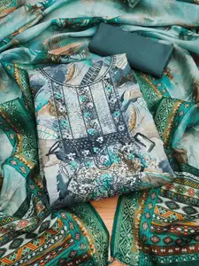 KIMISHA Embroidered Unstitched Dress Material