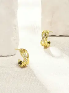 Accessorize Geometric Half Hoop Earrings