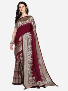 Mehrang Woven Design Zari Banarasi Saree