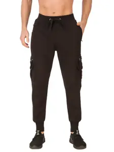 UZARUS Men Regular-Fit Cotton Joggers