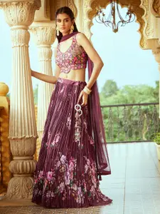 Alaya Advani Embroidered Beads and Stones Ready to Wear Lehenga & Blouse With Dupatta