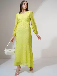 Vishudh Women Ethnic Motifs Printed Maxi Dress