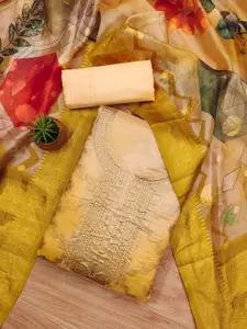 KIMISHA Organza Unstitched Dress Material