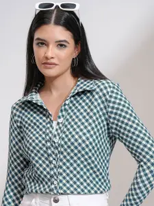 Tokyo Talkies Women Opaque Checked Casual Shirt