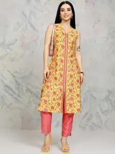 Vishudh Women Embroidered Thread Work Kurta