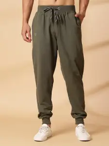 UZARUS Men Regular Fit Mid-Rise Cotton Joggers