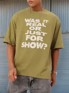 Kook N Keech Typography Printed Relaxed Fit T-shirt