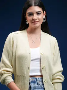 Tokyo Talkies Women Long Sleeves Cardigan Sweaters