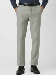 Van Heusen Men Mid-Rise Slim Fit Formal Trousers
