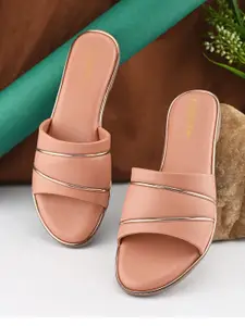 The Roadster Lifestyle Co Women Embellished Open Toe Flats