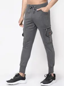 UZARUS Men Cotton Slim Fit Cargo Joggers