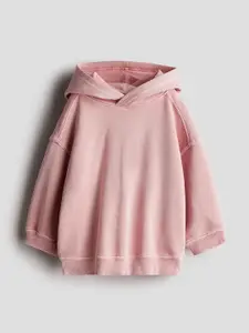 H&M Girls Washed Hooded Sweatshirt