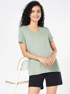 Dreamz by Pantaloons Women V-Neck Lounge T-Shirt