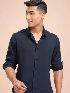 HIGHLANDER Men Slim Fit Opaque Casual Shirt
