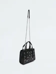 max Embellished PU Shopper Satchel