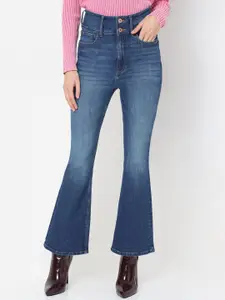 Vero Moda Women Bootcut High-Rise Light Fade Stretchable Jeans