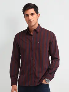 Arrow Sport Men Slim Fit Opaque Striped Casual Shirt