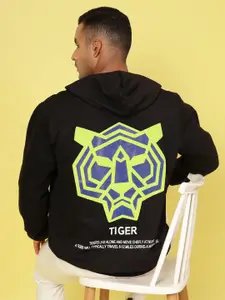 Rigo Men Graphic Printed Hooded Pullover Sweatshirt