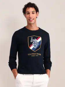 U.S. Polo Assn. Men Printed Pullover Sweaters