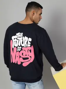 Rigo Men Typography Printed Pullover Sweatshirt