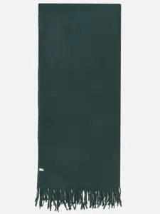 Beau Design Women Scarf Has Tasselled Border