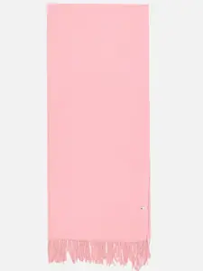 Beau Design Women Scarf Has Tasselled Border