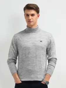 Arrow Sport Men Turtle Neck Cotton Pullover