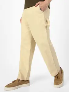 Urbano Fashion Men Loose Baggy Fit Pure Cotton Trouser