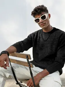 Campus Sutra Men Long Sleeves Pullover