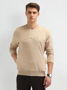 Arrow Sport Men Cotton Printed Pullover Sweatshirt