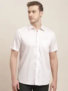 Turtle Men Classic Slim Fit Opaque Formal Shirt