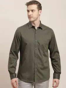 Turtle Men Classic Slim Fit Opaque Formal Shirt