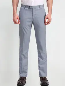 Arrow Men Tapered Fit Mid-Rise Formal Trousers