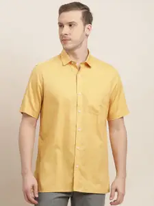 Turtle Men Classic Opaque Printed Formal Shirt