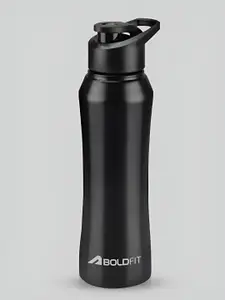 BOLDFIT Black Pioneer Sipper Water Bottle 1 Litre