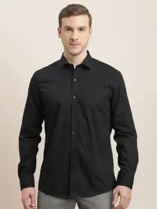 Turtle Men Classic Slim Fit Opaque Formal Shirt