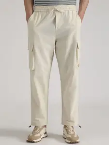 Banana Club Men Relaxed Regular Fit Cargos Trousers