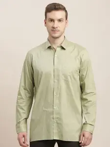 Turtle Men Classic Opaque Printed Formal Shirt